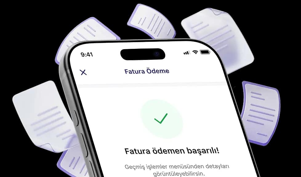 Fatura ödeme uygulama ekranları mockup